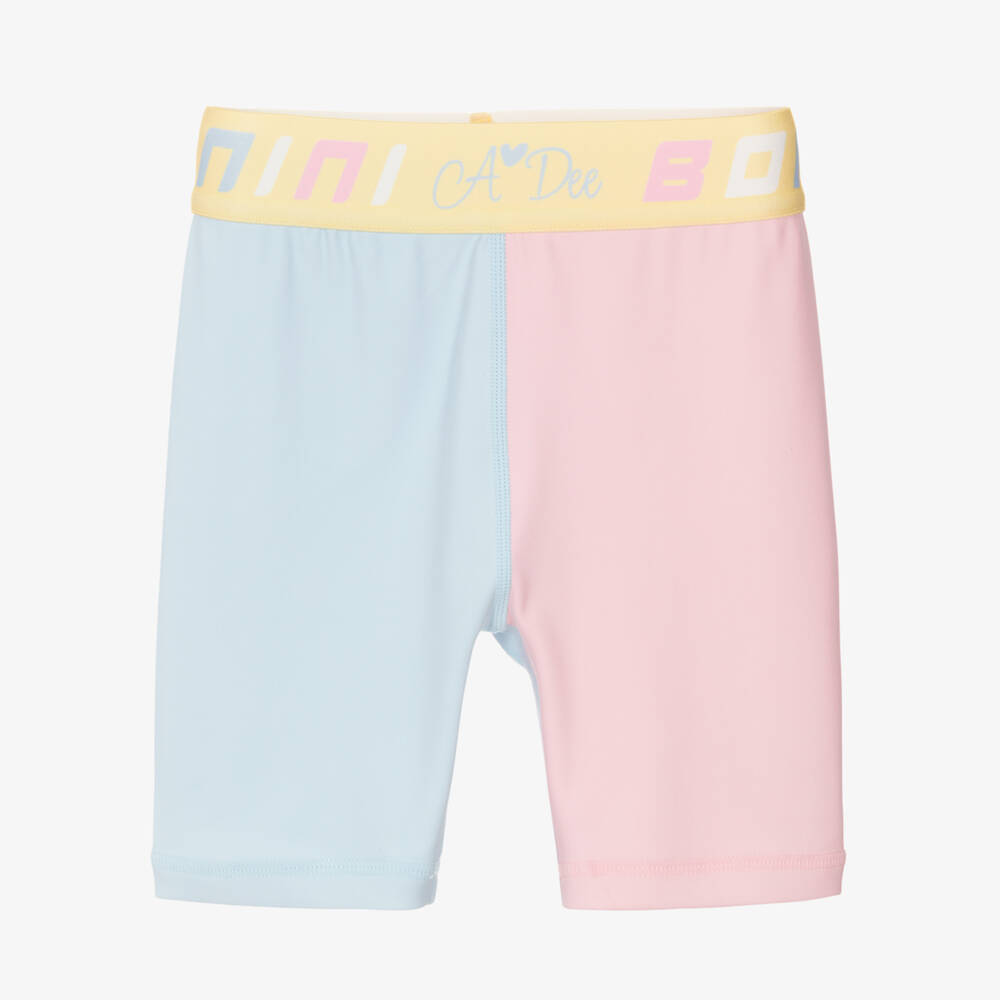 A Dee-Girls Vibrant Dual-Tone Cycling Shorts | Childrensalon Outlet