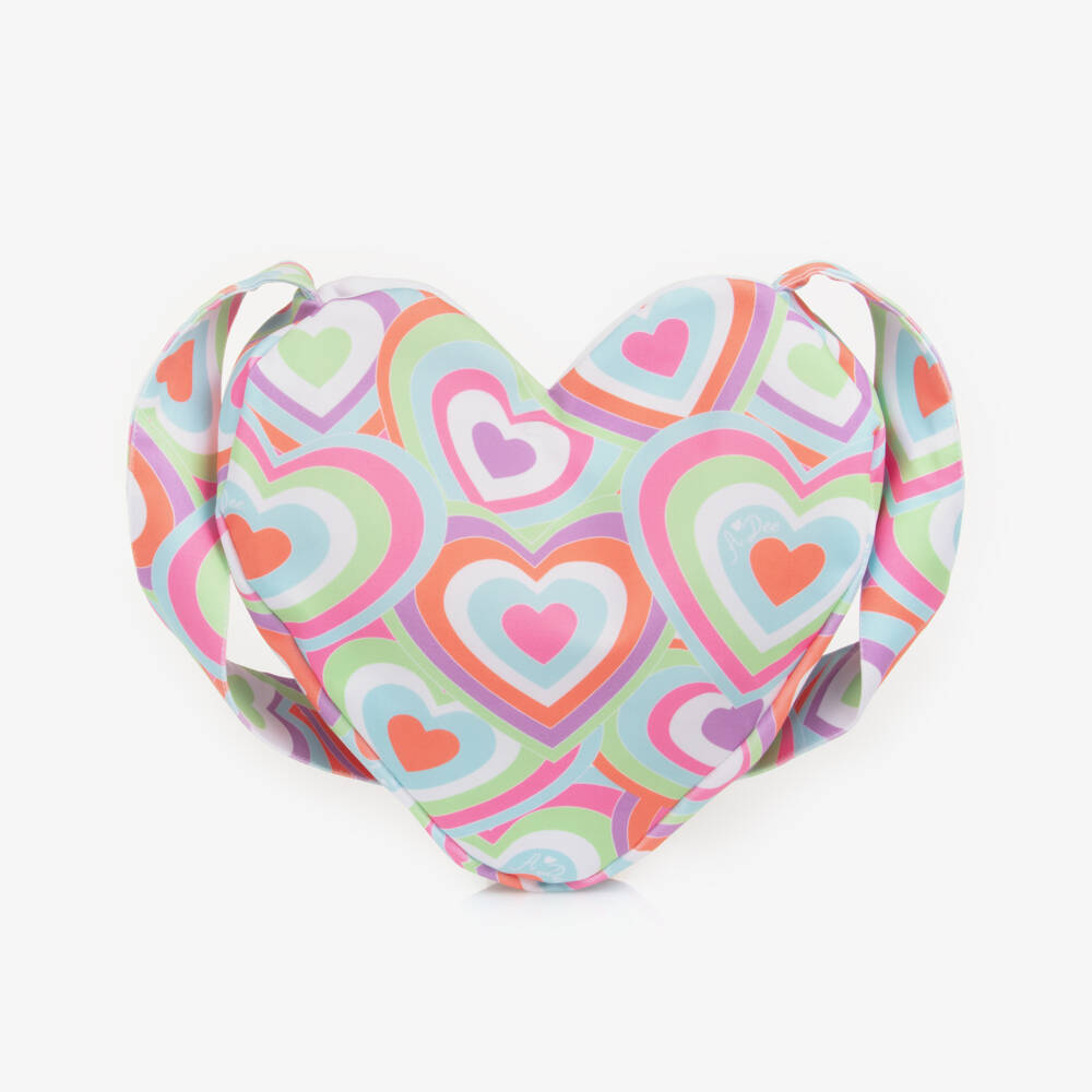 A Dee-Girls Vibrant Heart Patterned Purse | Childrensalon Outlet