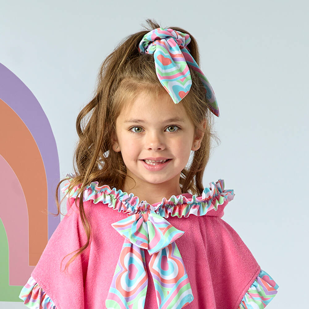 A Dee-Girls Vibrant Heartful Hair Tie | Childrensalon Outlet