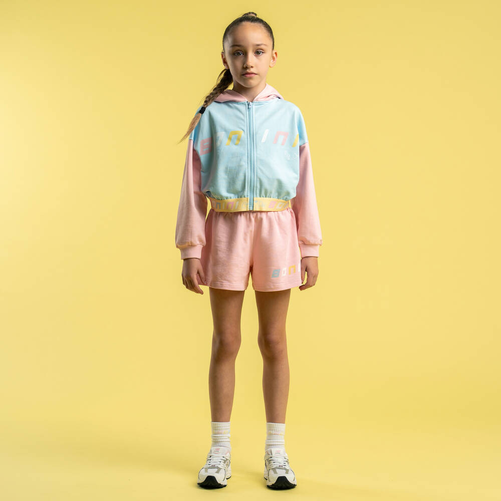 A Dee-Girls Vibrant Zip-Up Colorblock Hoodie | Childrensalon Outlet