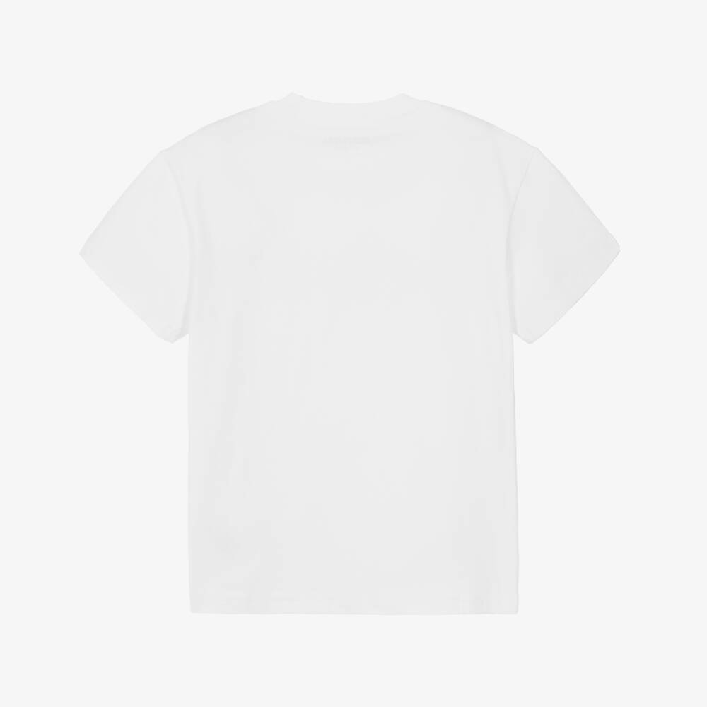 A Dee-Girls White Artistic Emblem Tee | Childrensalon Outlet