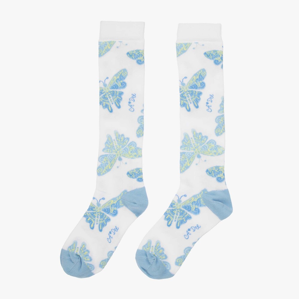 آدي-جوارب قطن لون أبيض للبنات | Childrensalon Outlet