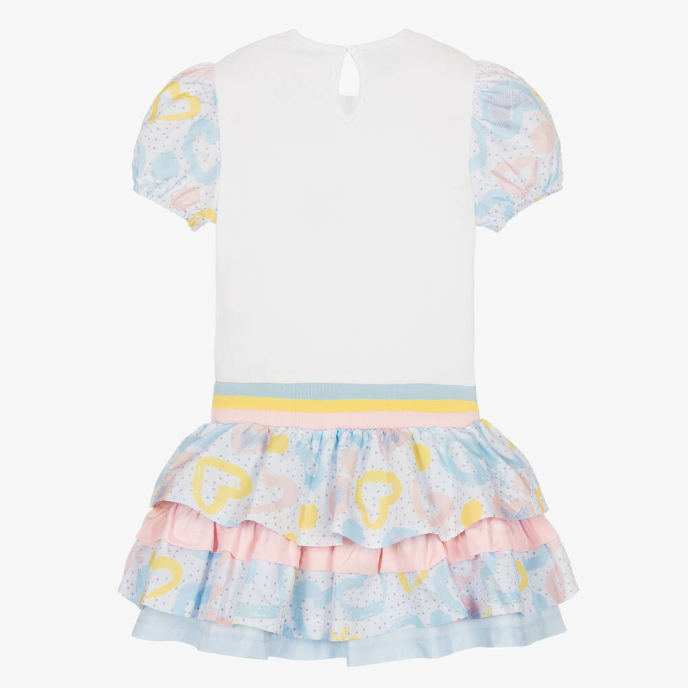 A Dee-Белое теннисное платье для девочек | Childrensalon Outlet