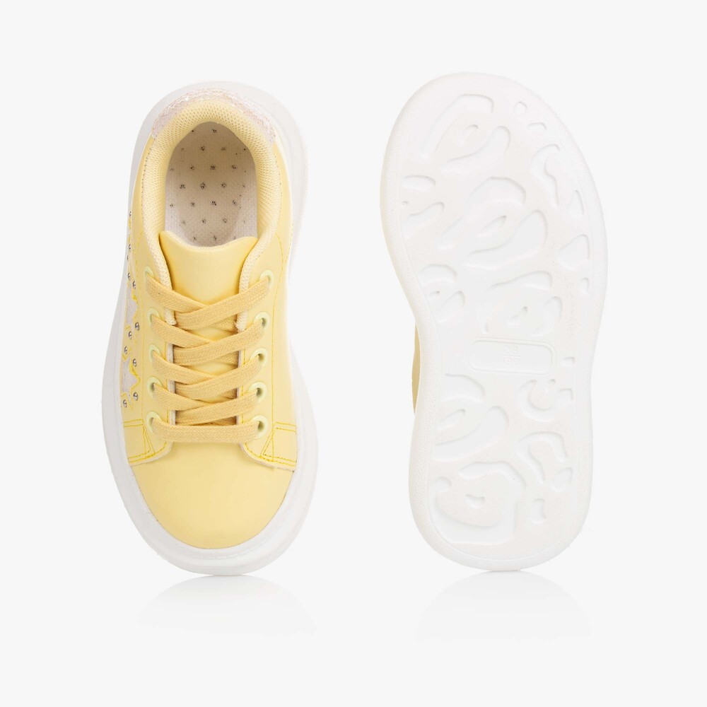 Girls yellow trainers sale
