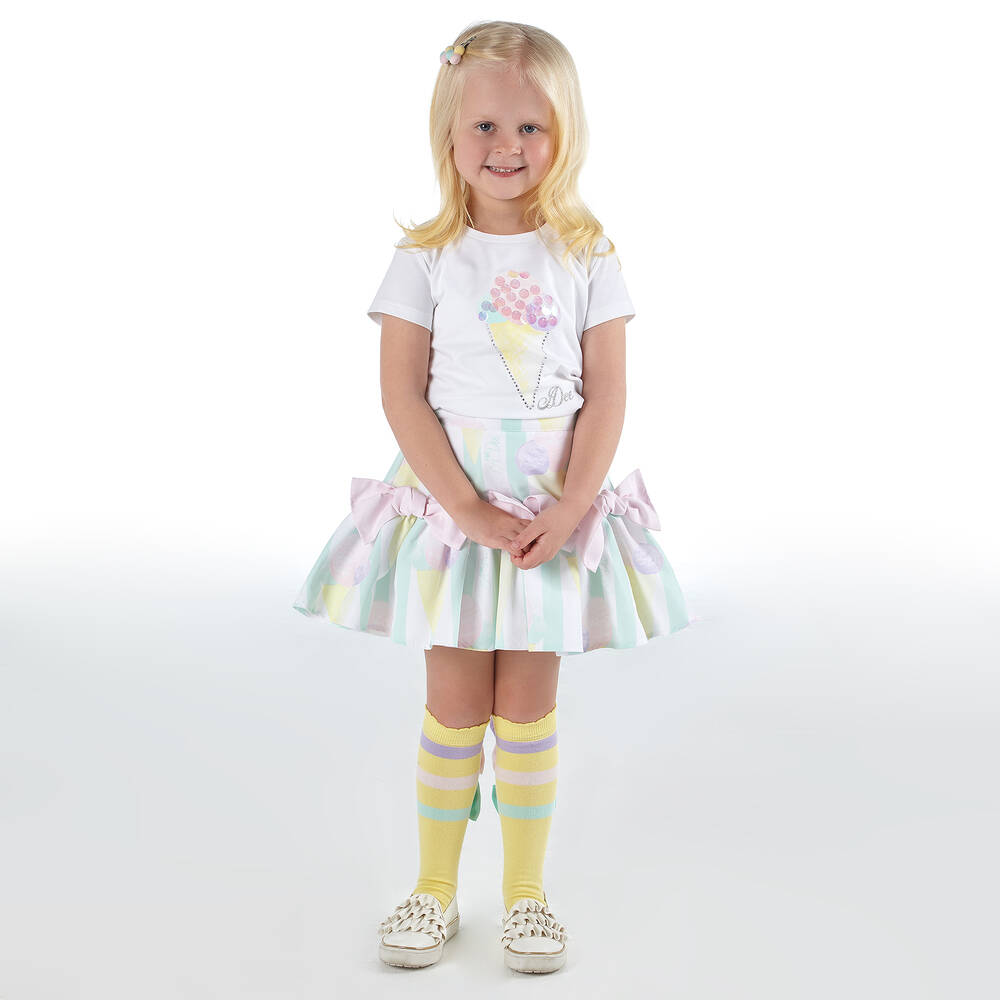 A Dee-Зеленая юбка с мороженым | Childrensalon Outlet