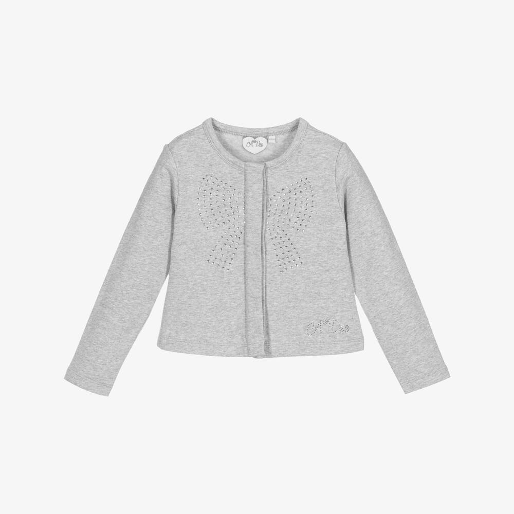 A Dee-Grey Cotton Jersey Jacket | Childrensalon Outlet