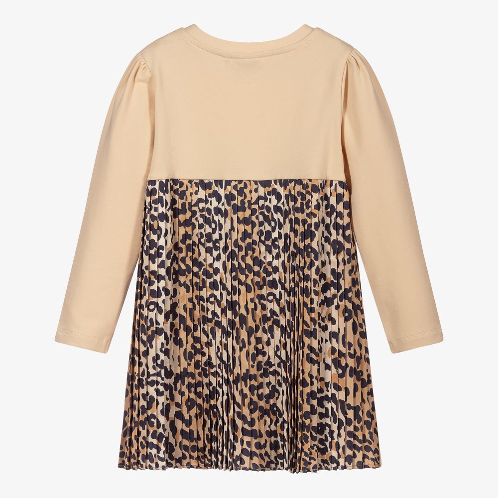 A Dee-Ivory Leopard Cotton Dress | Childrensalon Outlet