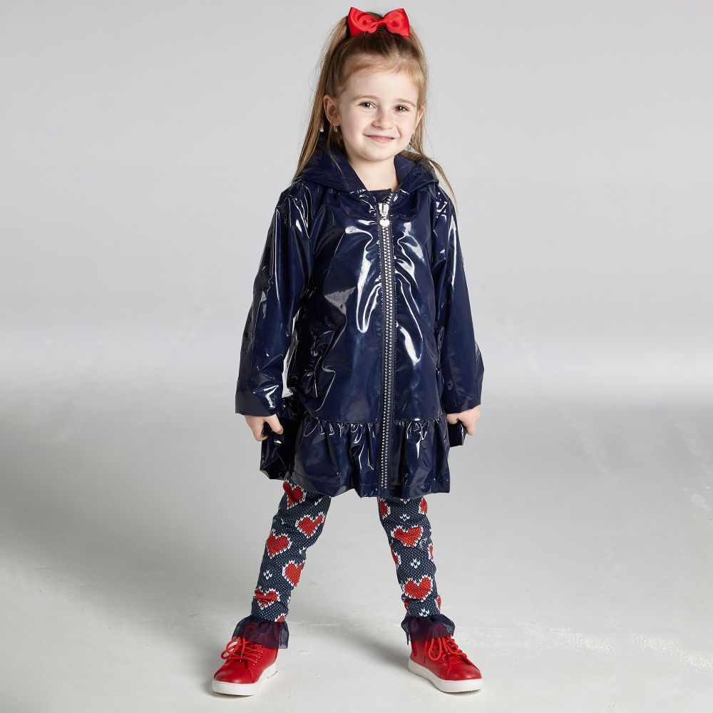 Childrens cheap navy raincoat