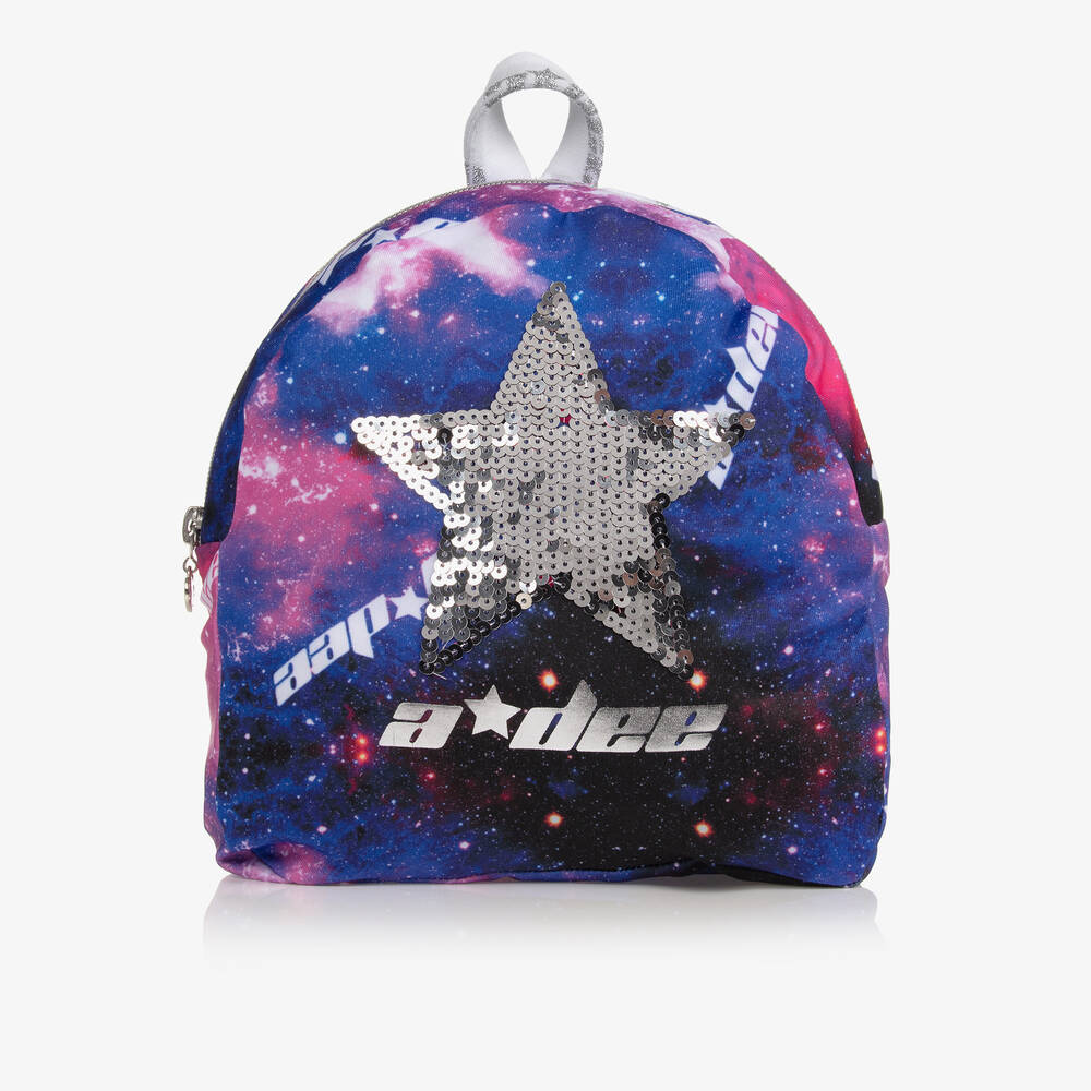 A Dee - Pink Galaxy Backpack (22cm) | Childrensalon