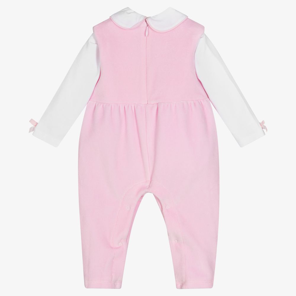 Baby store pink dungarees