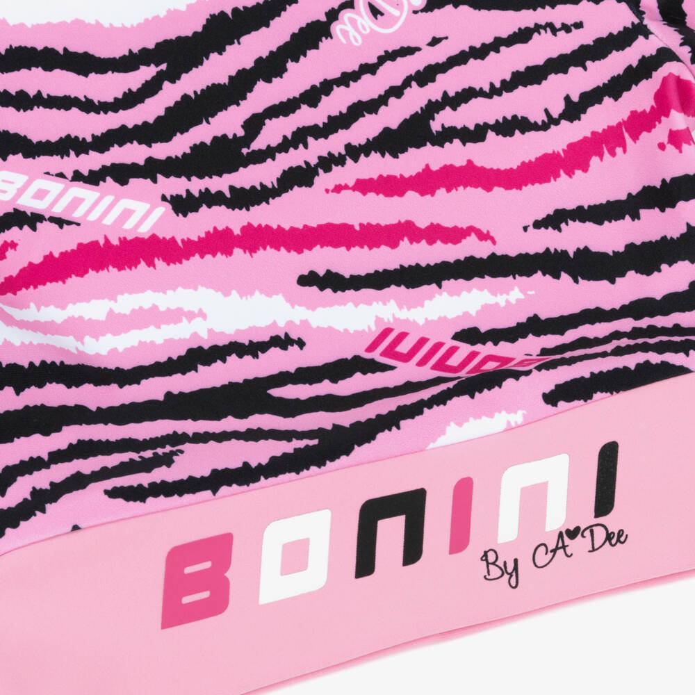 A Dee-Pink Zebra Sports Bra | Childrensalon Outlet