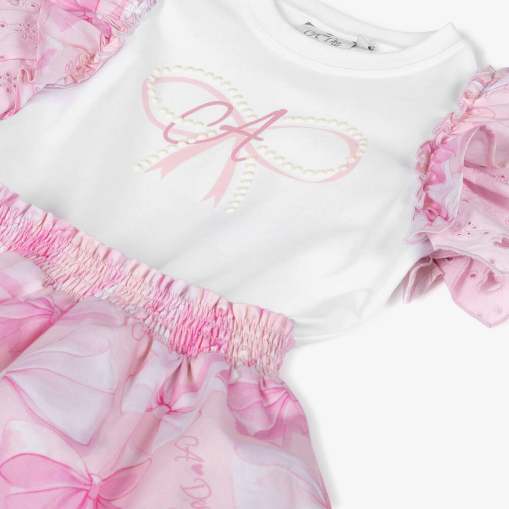 A Dee-White Jewel Bow Dress | Childrensalon Outlet