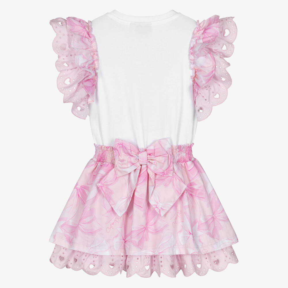 A Dee-White Jewel Bow Dress | Childrensalon Outlet