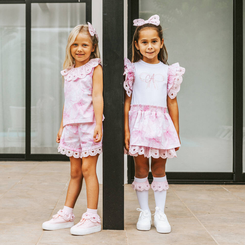 A Dee-White Jewel Bow Dress | Childrensalon Outlet