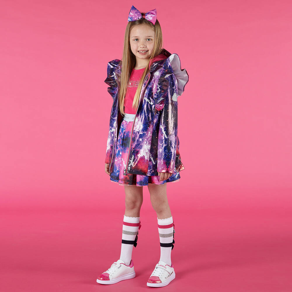 آدي-جوارب قطن ستريتش لون أبيض للبنات | Childrensalon Outlet