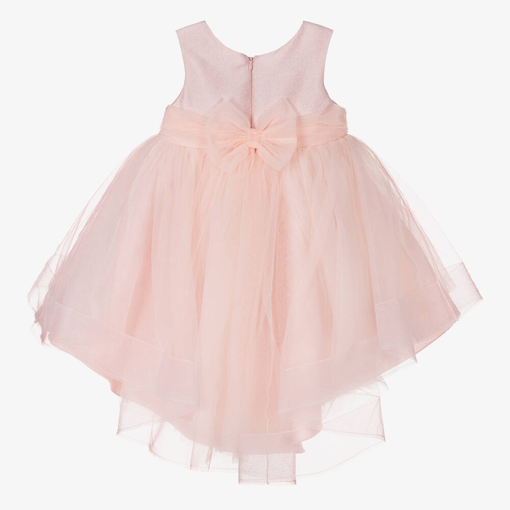 Abel & Lula-Baby Girls Pink Tulle Dress | Childrensalon Outlet