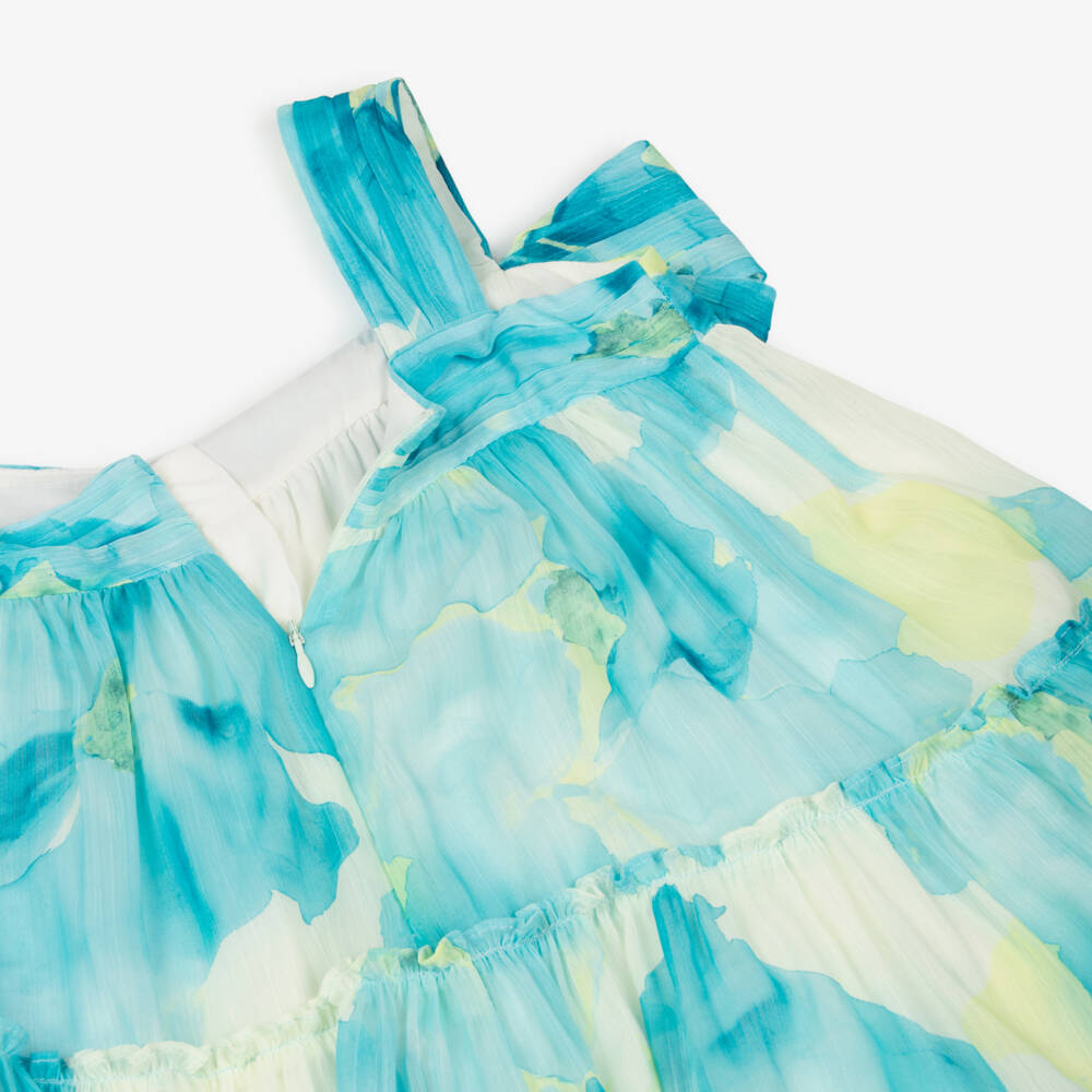 Abel & Lula-Blue Floral Sundress | Childrensalon Outlet