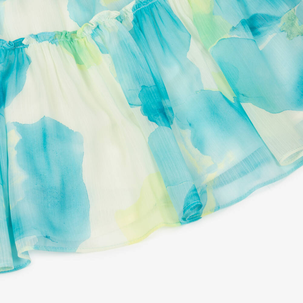 Abel & Lula-Blue Floral Sundress | Childrensalon Outlet