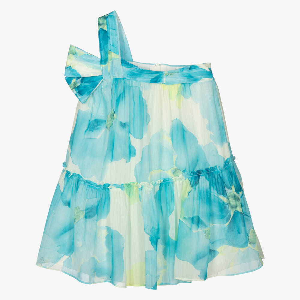 Abel & Lula-Blue Floral Sundress | Childrensalon Outlet