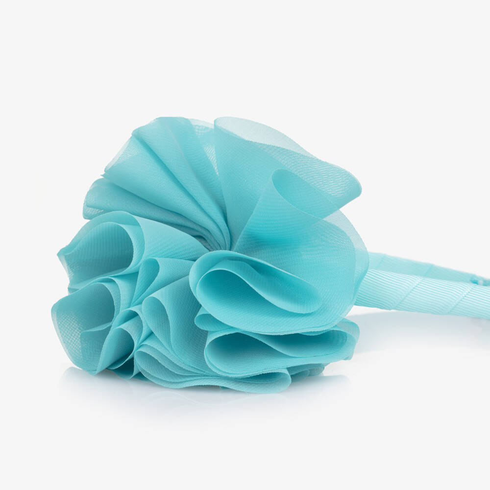 Abel & Lula-Blue Flower Hairband | Childrensalon Outlet