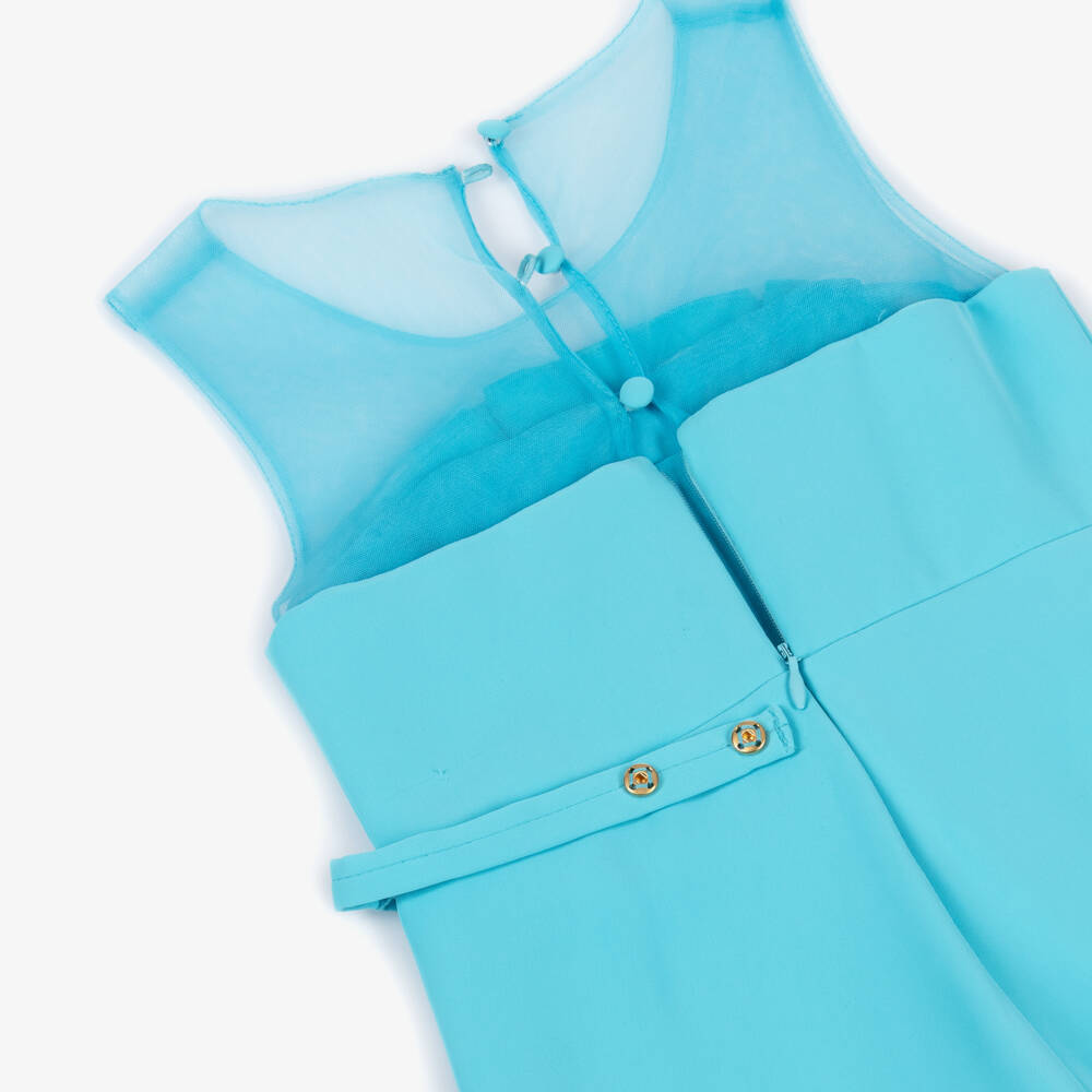 Abel & Lula-Blue Jumpsuit | Childrensalon Outlet