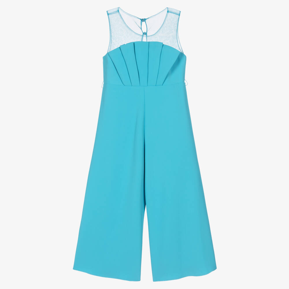Abel & Lula-Blue Jumpsuit | Childrensalon Outlet