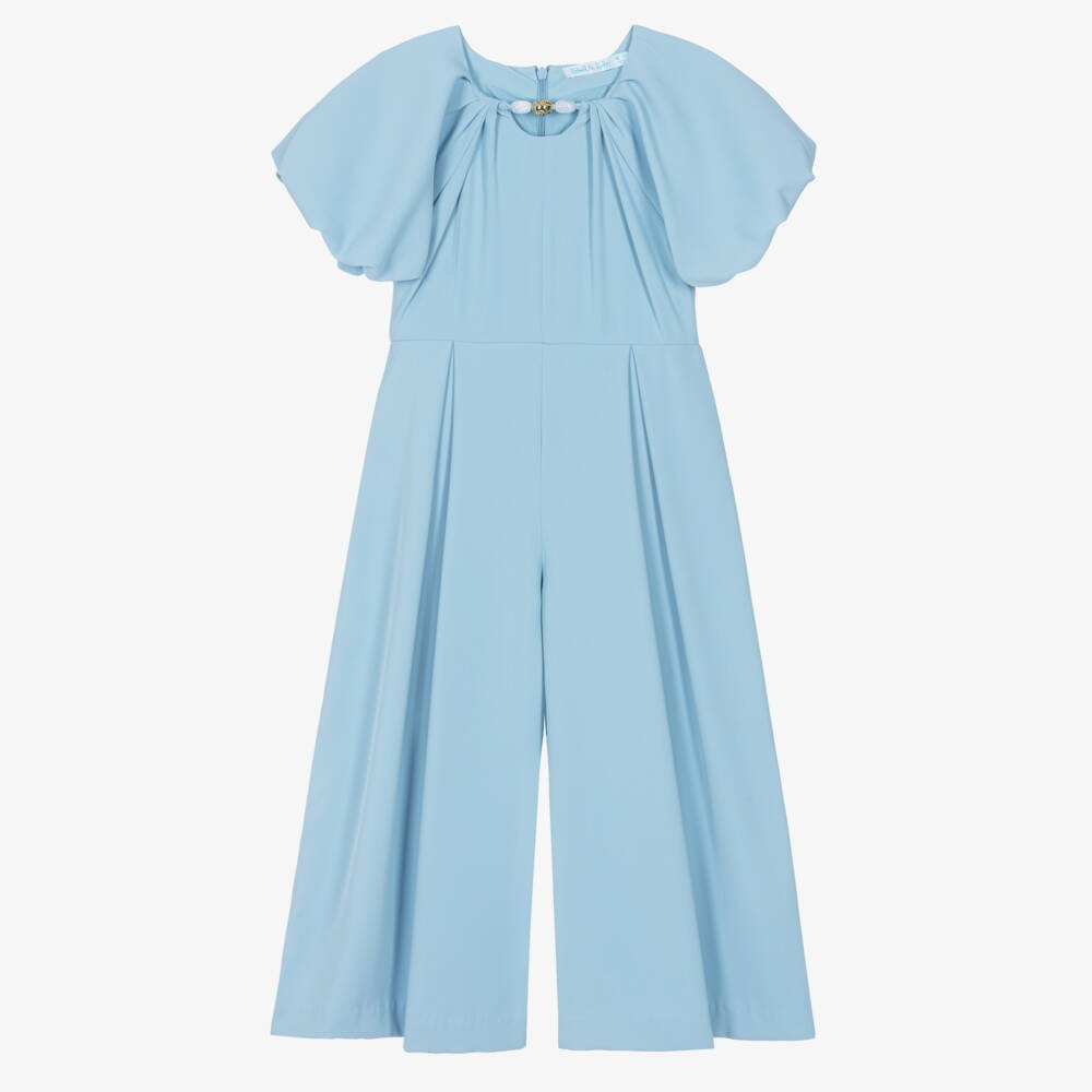 Abel & Lula-Blue Jumpsuit | Childrensalon Outlet
