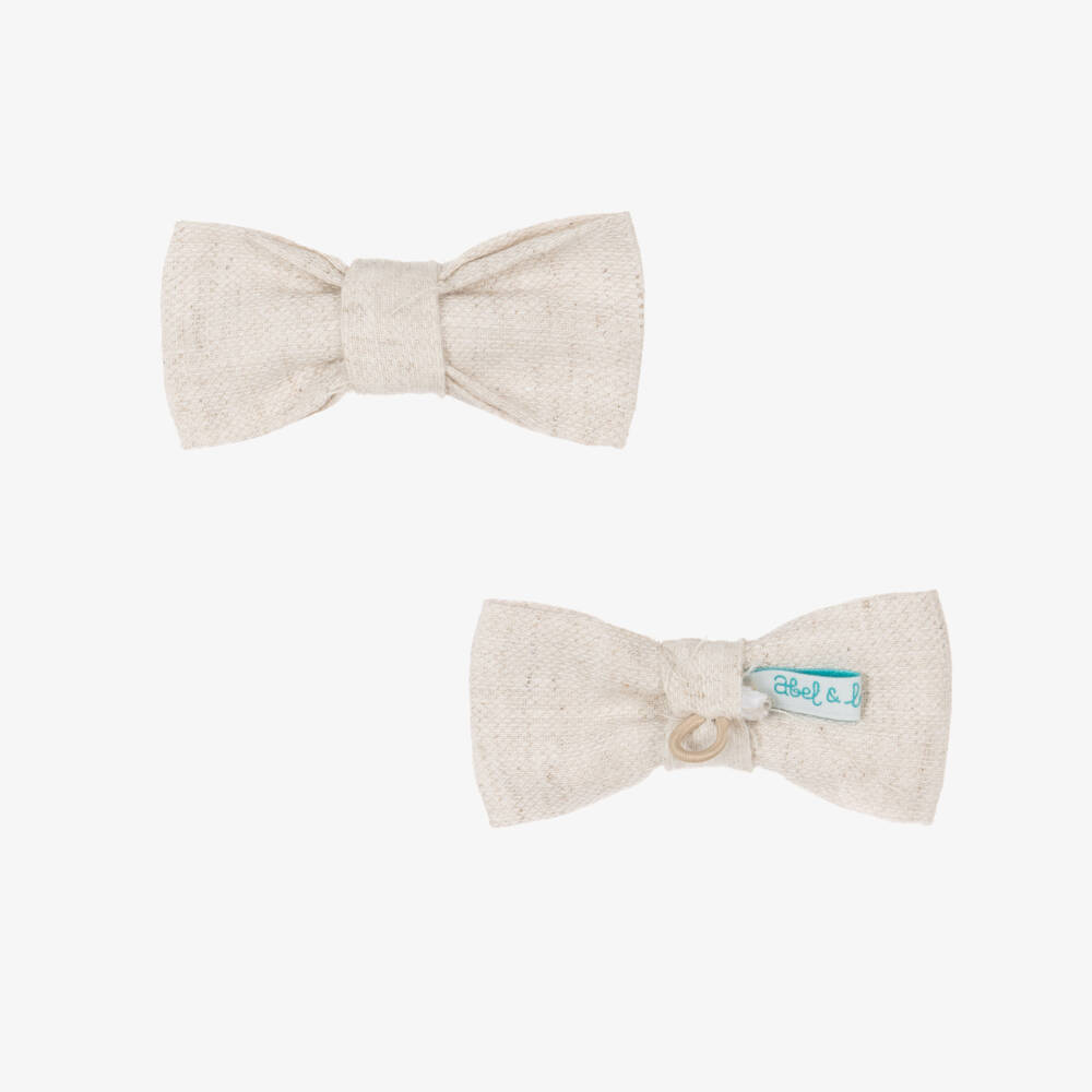 Abel & Lula-Boys Linen Blend Shorts Ensemble | Childrensalon Outlet