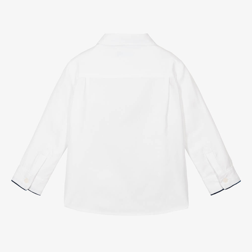 Abel & Lula-Белая хлопковая рубашка | Childrensalon Outlet