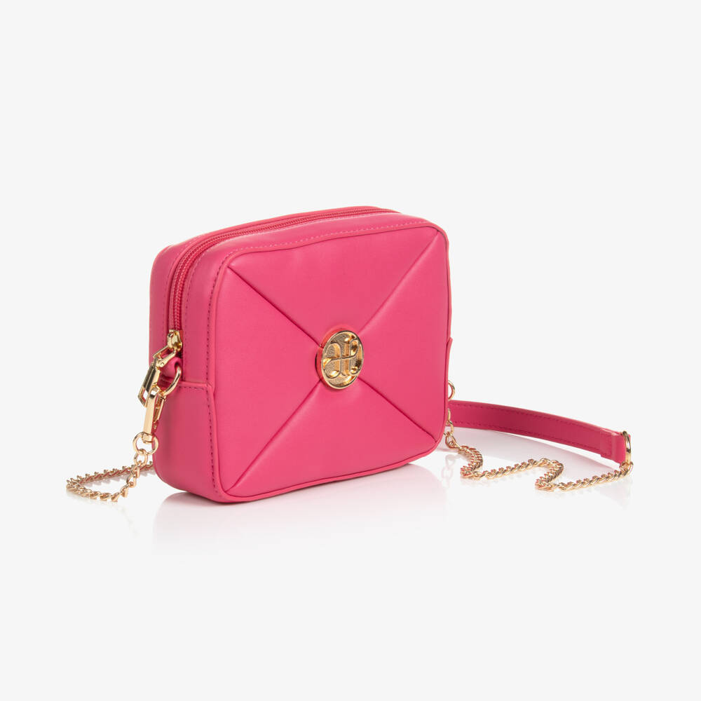 Abel & Lula-حقيبة جلد صناعي لون زهري فوشيا (17 سم) | Childrensalon Outlet