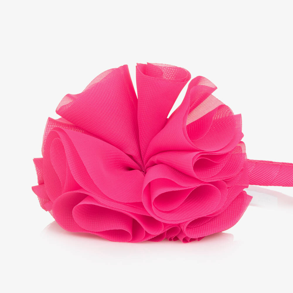Abel & Lula-Fuchsia Flower Hairband | Childrensalon Outlet
