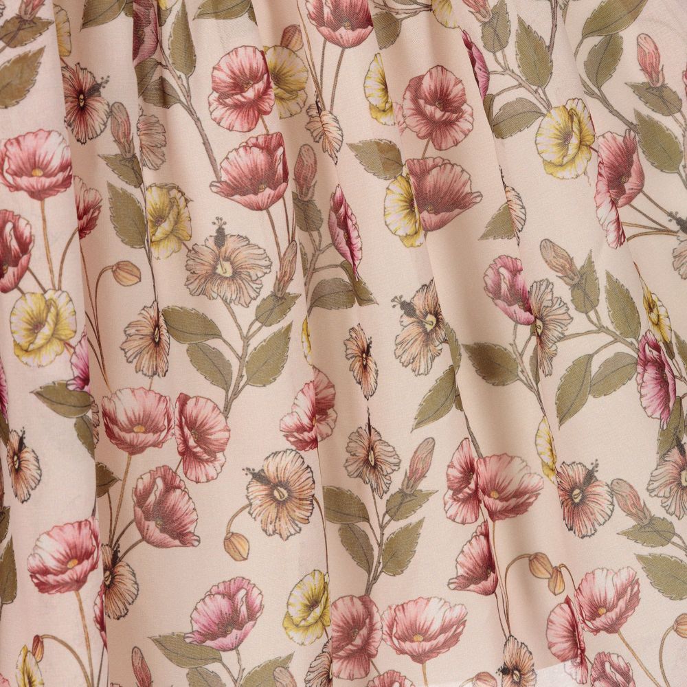 Abel & Lula-فستان لون بيج بطبعة ورود | Childrensalon Outlet