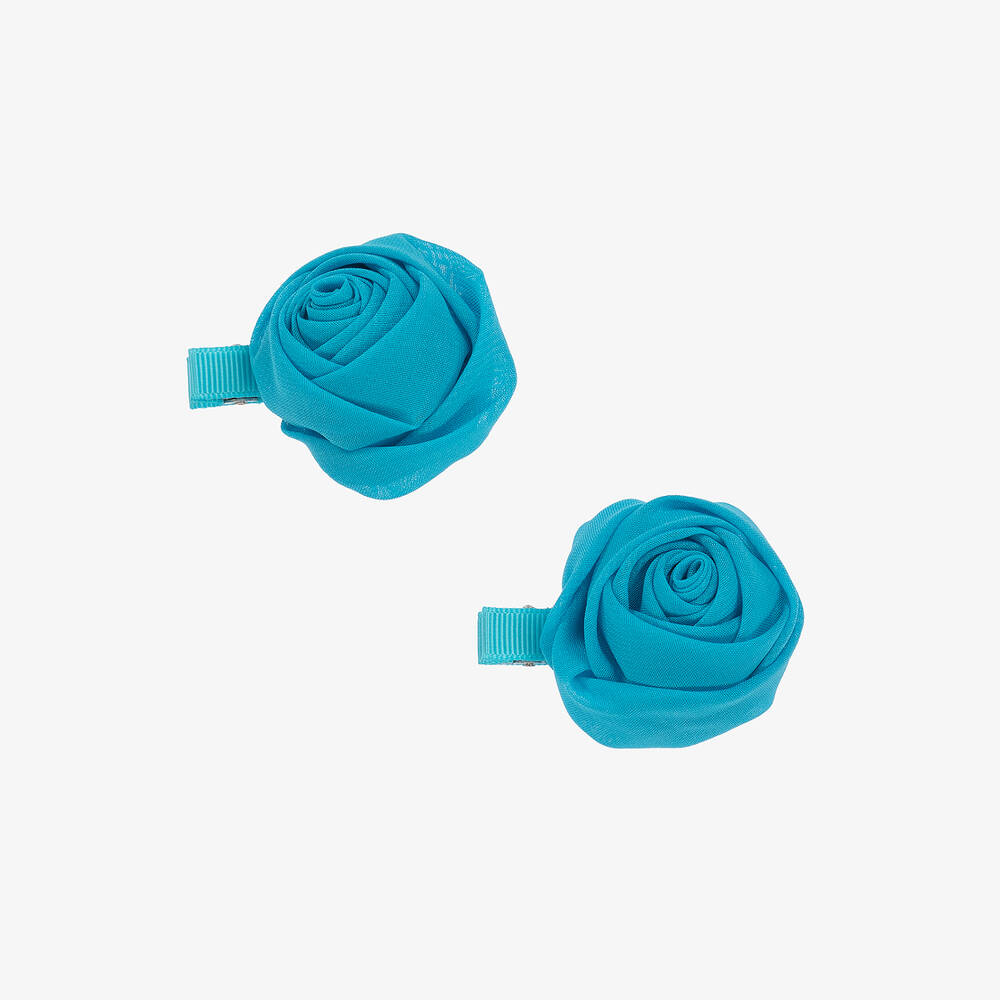 GLITTER HAIR CLIPS ROSE 2 PK GLITTER HAIR CLIPS ROSE 2 PK
