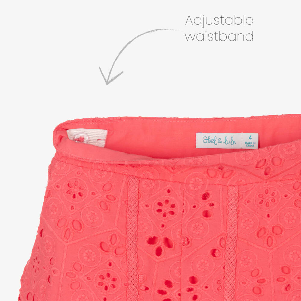 Abel & Lula-Girls Blush Broderie Ensemble | Childrensalon Outlet