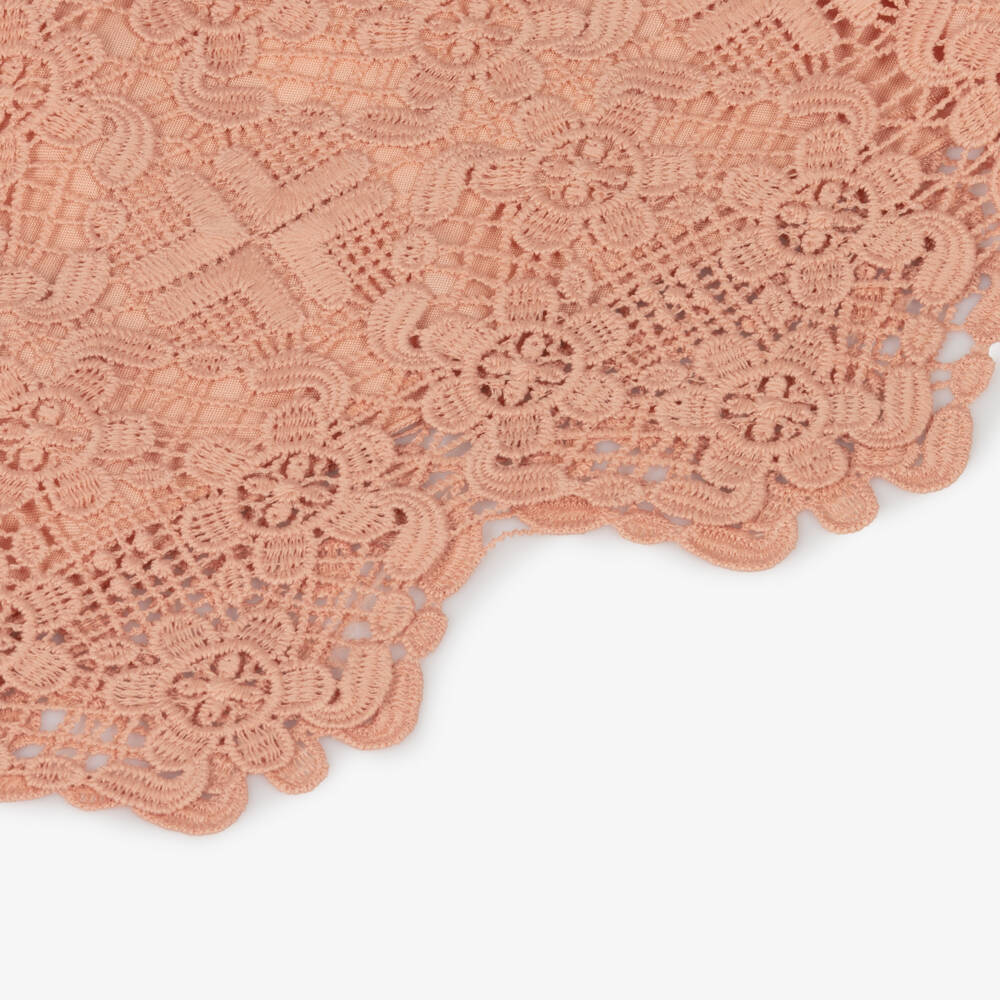 Abel & Lula-Girls Blush Lace Ensemble | Childrensalon Outlet