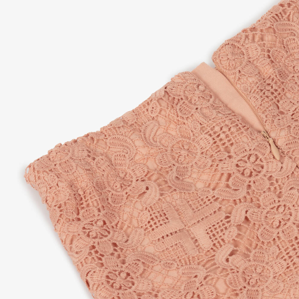 Abel & Lula-Girls Blush Lace Ensemble | Childrensalon Outlet
