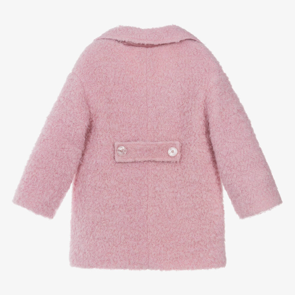 Abel & Lula-Girls Blush Wool Blend Coat | Childrensalon Outlet