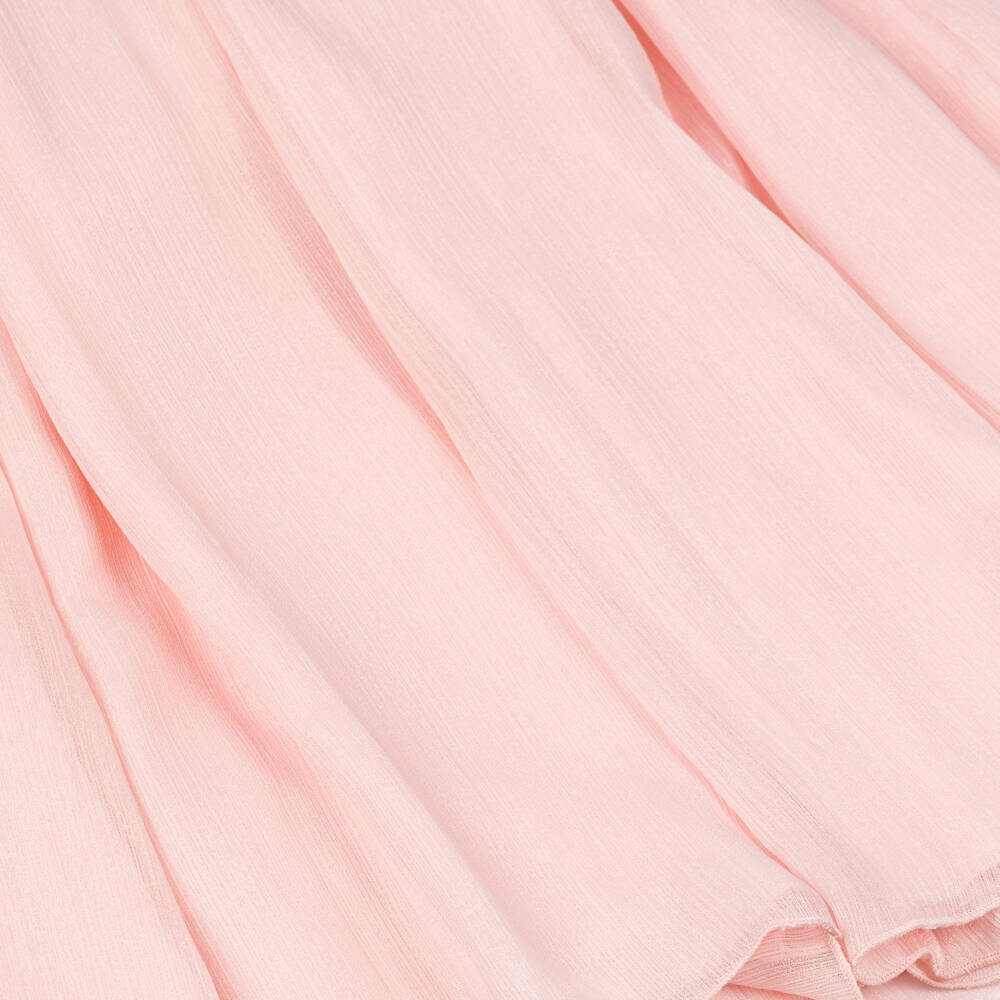 Abel & Lula-Girls Delicate Pink Crêpe Romper | Childrensalon Outlet