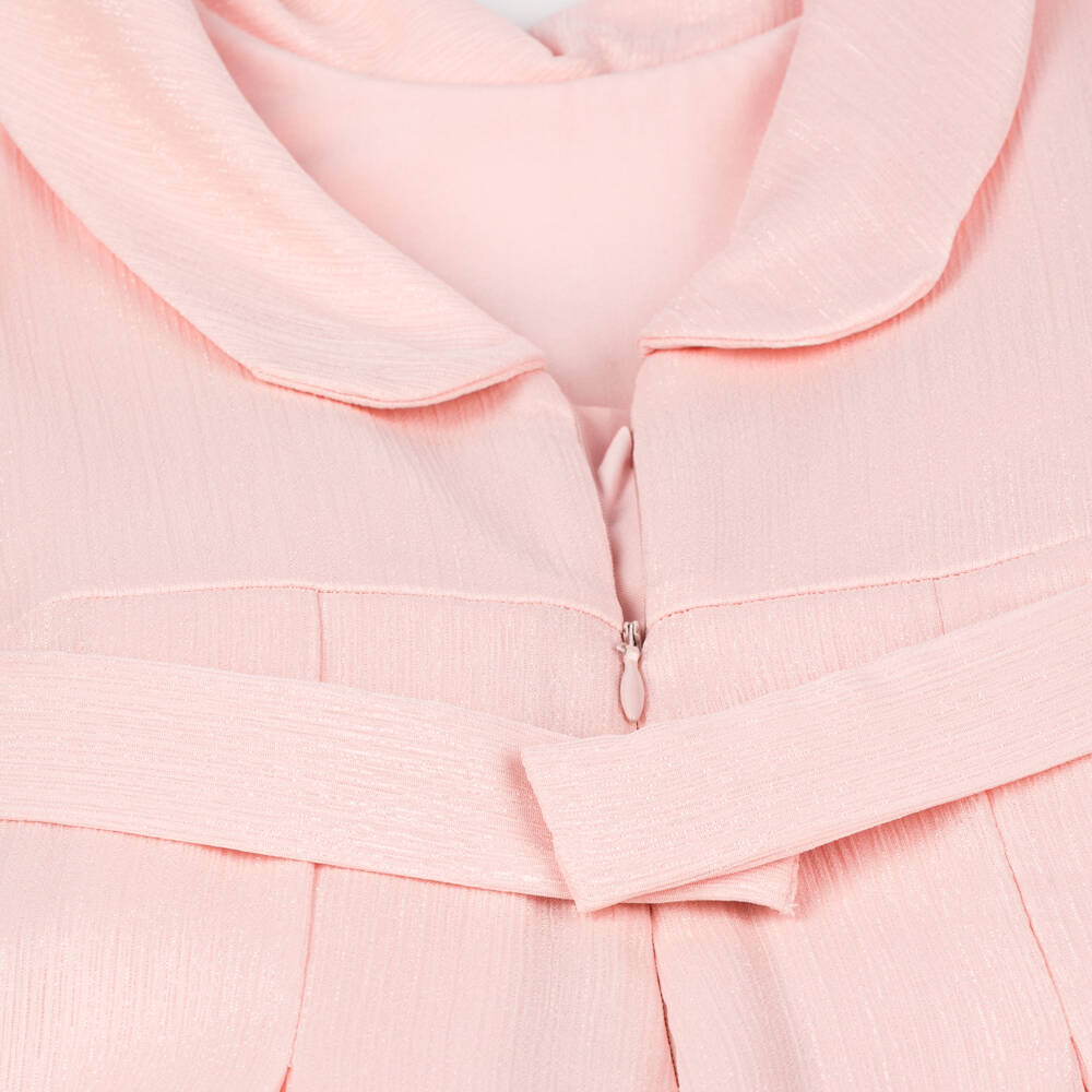 Abel & Lula-Girls Delicate Pink Crêpe Romper | Childrensalon Outlet