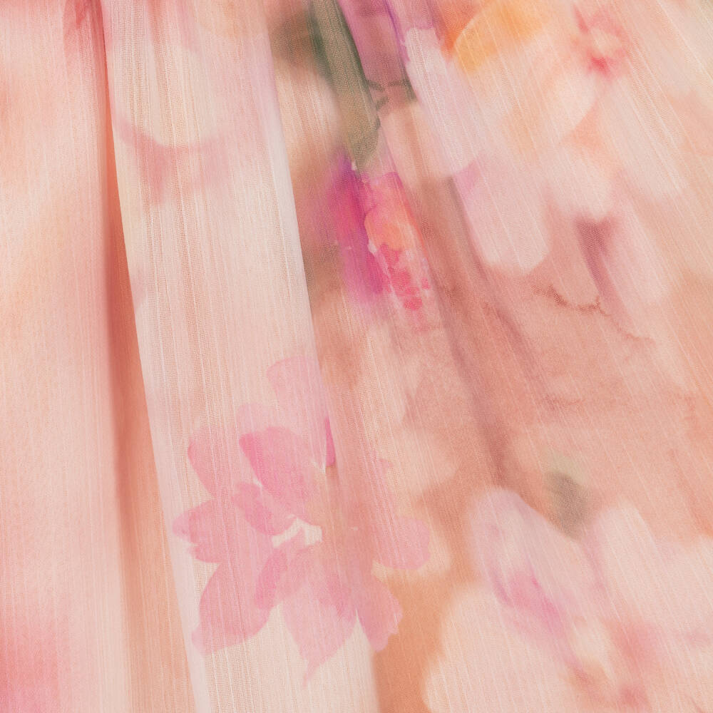 Abel & Lula-Girls Delicate Pink Ruffle Dress | Childrensalon Outlet