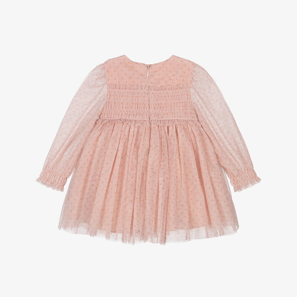 Abel & Lula-Нежное розовое платье из тюля для девочек | Childrensalon Outlet