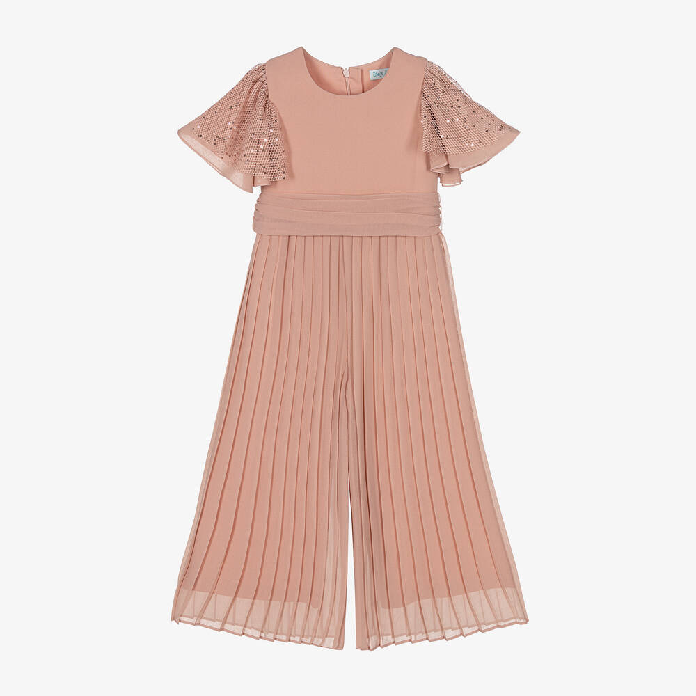 Abel & Lula - Altrosa Palazzo-Jumpsuit | Childrensalon