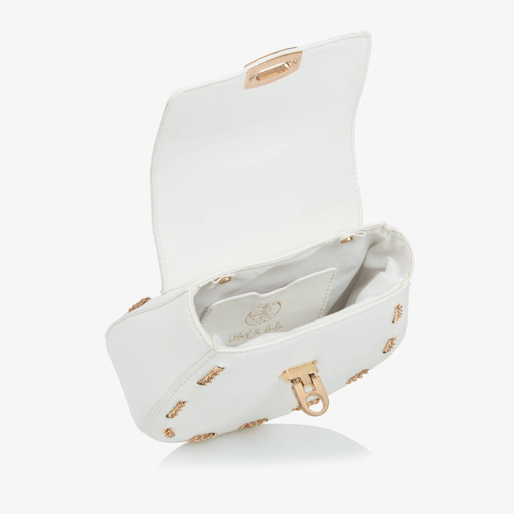 Abel & Lula-Элегантная кремовая сумочка с цепочкой для девочек | Childrensalon Outlet