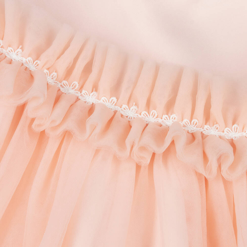 Abel & Lula-فستان تول وردي أنيق للبنات | Childrensalon Outlet