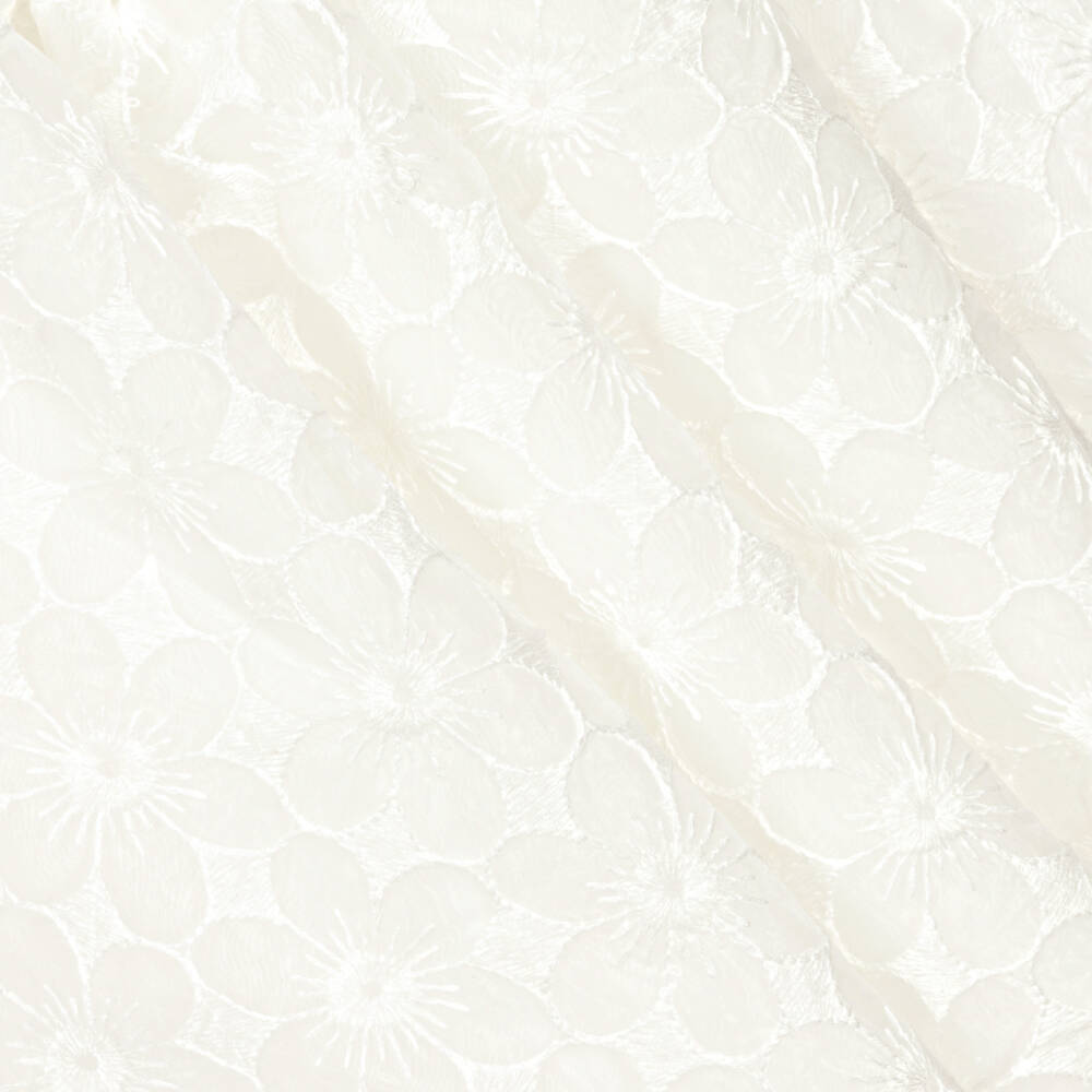 Abel & Lula-Кремовое платье из органзы с вышивкой | Childrensalon Outlet