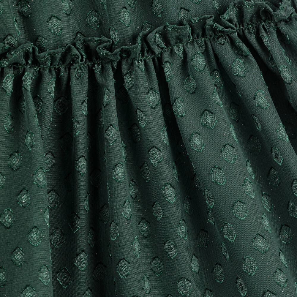 Abel & Lula-Girls Emerald Chiffon Gown | Childrensalon Outlet