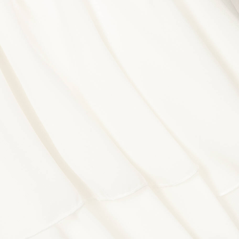 Abel & Lula-Girls Ivory Chiffon Dress | Childrensalon Outlet