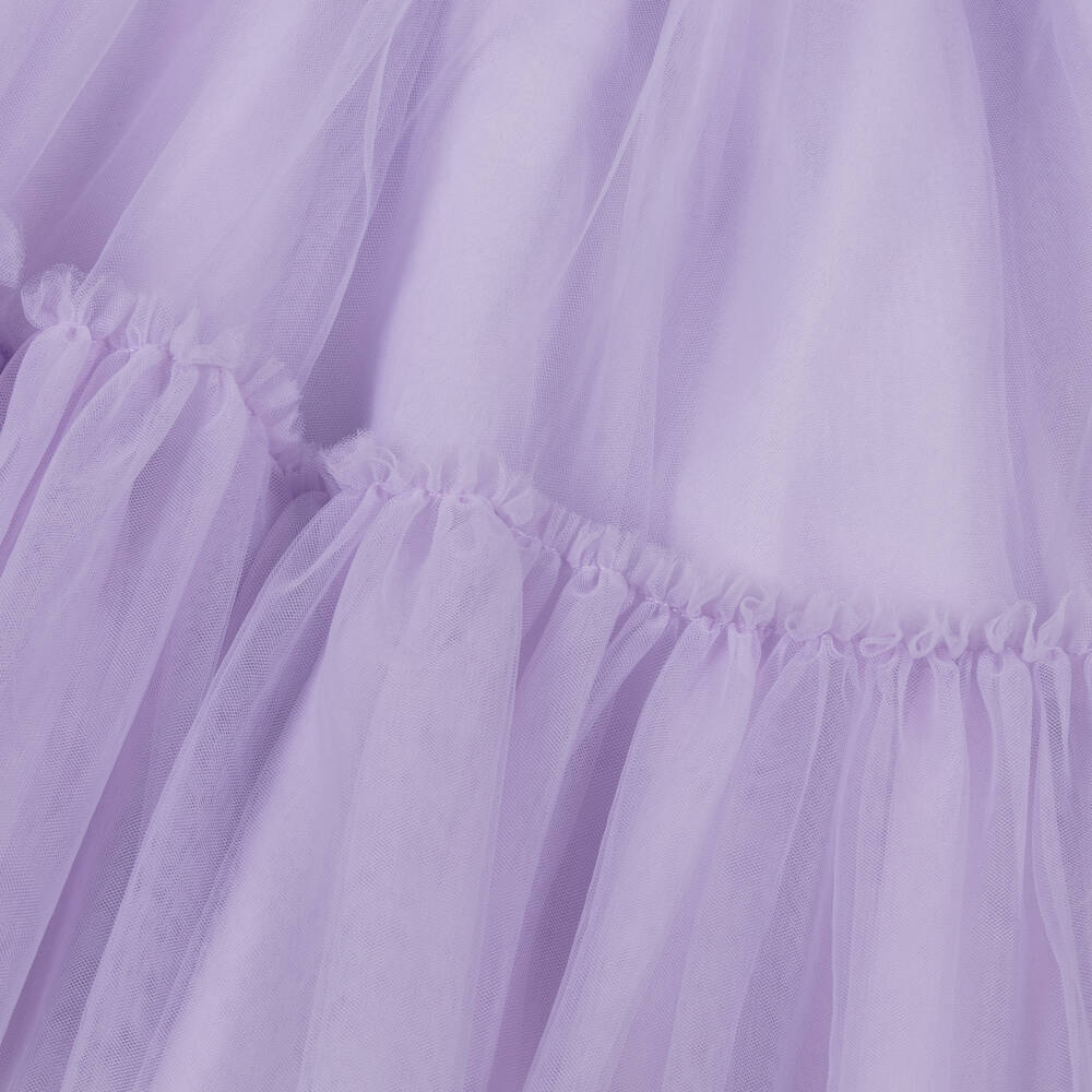 Abel & Lula-Girls Lavender Tulle Gown | Childrensalon Outlet