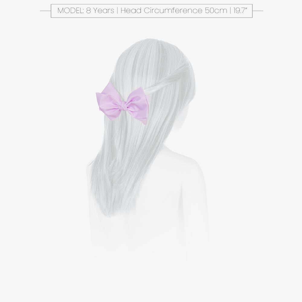 Abel & Lula-Girls Lilac Bow Hair Accessory | Childrensalon Outlet