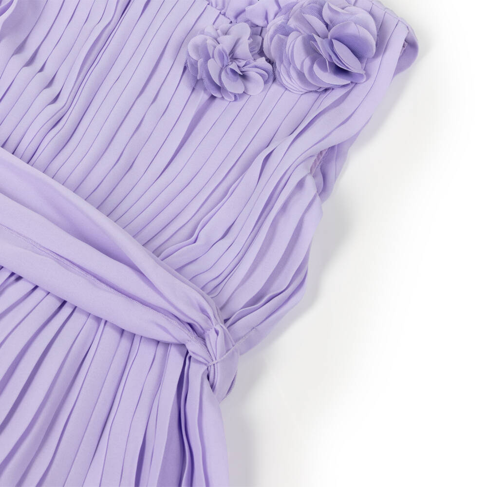 Abel & Lula-Комбинезон из сиреневого шифона для девочек | Childrensalon Outlet